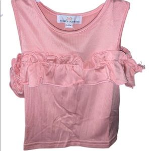 Bailey’s Blossom Cold Shoulder Flutter Sleeve